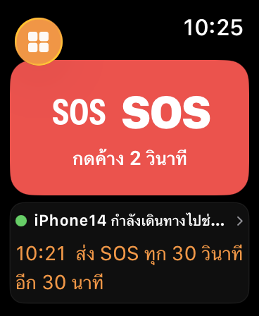 หน้าหลักแสดงสถานะของผู้รับทดสอบ